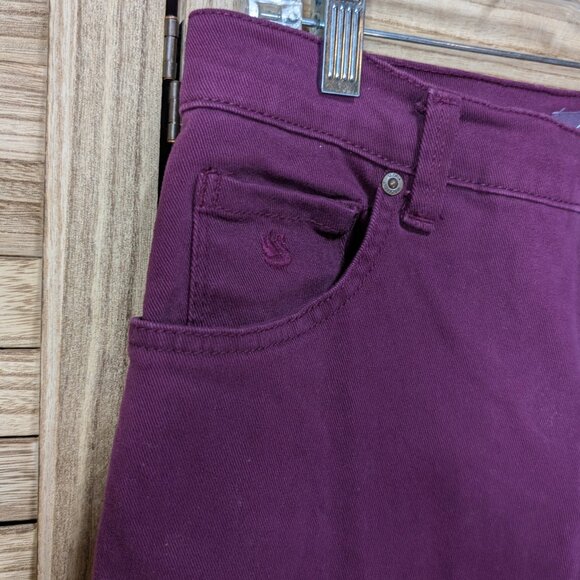 Gloria Vanderbilt Amanda Purple High-Waisted Pants Size 8P - Picture 4 of 12